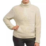 Reebok Women's Size XLarge Fog 1/4-Zip Mock Neck Sherpa Fleece Pullover Photo 2