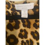 Charter Club  Surplice Faux‎ Wrap Cheetah Dress 14/16 Baddie Mobwife Sexy Glam Photo 4