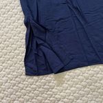 Tory Burch NWOT Smocked Shoulder-Tie Jumpsuit Size XS Navy Blue Photo 8