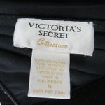 Victoria's Secret Vintage Gold Label Black Velvet High Rise Straight Leg Pants 6 Photo 5