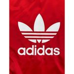 Adidas  Sweatshirt Red Trefoil‎ Logo Pullover Crew Neck Activewear Size M READ Photo 3
