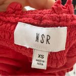 NSR Red Sleeveless Sweetheart Neckline Midi Dress with Tie Straps size XSmall Photo 5