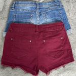 Harper/I Love H81 Short Bundle Size 27. Maroon and Blue Denim Blue Photo 2