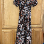 Sugar Lips Journee Floral Morty Puff Sleeve Maxi Dress Photo 2