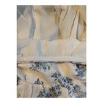 Cotton Candy LA Strapless Floral Dress Mini Babydoll Cream Blue Size Small Photo 8