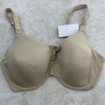 Motherhood  Women's Nursing Bra Solid Nude Underwire Size 36D Lightly Lined Photo 0