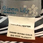 Siren Lily  Maternity XL Black & Silver Peplum Top Photo 7