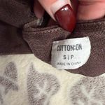 Cotton On Stacey Halter Neck Chocolate Brown Top size S Photo 2