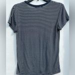 Brandy Melville  Striped Navy Blue T Shirt One Size PC Photo 2