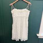 Betsey Johnson  Novelty‎ Cotton and Venise Lace Tulip Mini Dress Y2K Photo 10