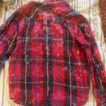 Vanilla Star Jeans Vanilla Star Distressed Plaid Top  Photo 1