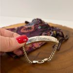Brighton Vintage  Sisters (ID) Bracelet Silver Plated Retired Pattern Photo 2