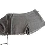 Happily Grey Wrap Shorts Size 9/29‎ Black Distressed Grunge Goth Frayed Hem Photo 2