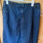 kim rogers  Blue Denim Skirt Photo 2