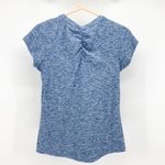 Title Nine  Grace 2.0 Short Sleeve blue marled T-shirt activewear outdoor casual Photo 4