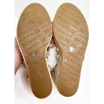 Pelle Moda Gold Espadrille Wedge Sandals Ankle Strap Strappy Size 6.5 Gold Photo 6