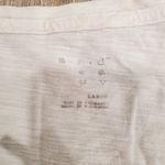 A New Day a. new. day White/Gold Floral Patterned Short Sleeve T-shirt Size Large Photo 2