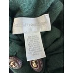 Soft Surroundings Women's Green Wool Blend Military Button Sweater Sz S (b17) Photo 4