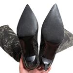 Madden Girl  Dicee Kitten Heel Knee High Rhinestone Boots Size 7M Black Silver Photo 13