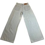 BDG High Rise Pleat Front Wide Leg Denim Trouser Pants Size 26 Boho Hippie Photo 1