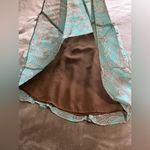 East 5th  Boho Teal Paisley Pleated Lined Midi Skirt Women’s Sz 10 Vintage EUC Photo 6