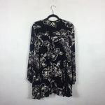 Free People Swing Out Of It Floral Black White Tunic Mini Dress Small Photo 13