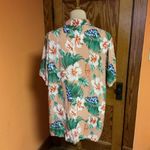 India Boutique Bright Tropical Flowers Hawaiian Shirt Size XL Photo 9