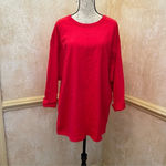 Champion  cotton long sleeve t-shirt tunic red casual sporty lounge Sz XL Photo 2