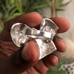 Park Lane  Pink Silver tone Hope Ring, Clear and ruby pink crystal-studded "ribbon" is tied in a pretty bow. Clear baguettes form the bow`MSRP is $118 #coquette #glam #fairycore #regency #boho Photo 2