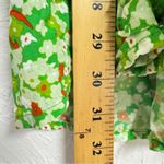 Faithfull the Brand Faithful the Brand Green Ditsy Floral Mini Dress Womens 4 Puff Shoulder Summer Photo 3