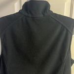 Lands' End Land’s End Women’s Black Full Zip-Up Fleece Mock Neck Vest with Pockets- Medium Photo 9