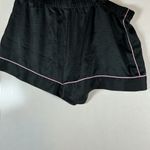 Victoria's Secret  Black Pajama Set with Pink Trim Photo 7