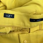 Loft  yellow Marisa dress pants Photo 3