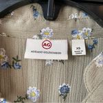 AG Adriano Goldschmied ‎ Celeste Peasant Blouse Green Floral XS Photo 4