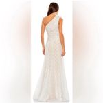 Mac Duggal NWT Feather One
Shoulder Ivory Lace Dress Formal Gown Sz 8 11317 $498 Photo 1
