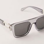 Free People NWT Summer Daze Aviator Sunglasses in Chambray Photo 2