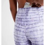 Athleta Elation Print Capri Fitted Leggings Tahiti Dusk Purple Sz S 981155 O08 # Photo 3