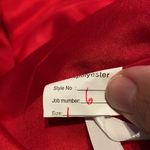 Women’s Burgundy Chiffon Full Length Bridesmaid Prom Party Dress Corset Size 6 Red Photo 11