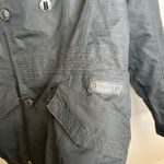 Burton  Black Double Breasted Hooded Jacket Womens Size Medium Photo 1