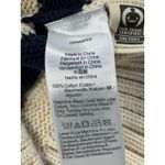 Madewell  Striped Navy Cream V Neck S Button Front Knit Cardigan Sweater Women Photo 10