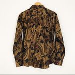 CHAPS NWOT Paisley Button-Front No-Iron Blouse | Size M Photo 11