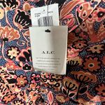 A.L.C. Chandler Floral Spring or Summer Poplin Top Size 4 Blouse Photo 6