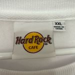 Hard Rock Cafe NWT  Chicago Women's Fleece Chenille Chain Stitch Crop Crew Photo 2