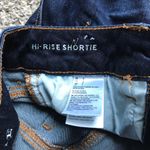 American Eagle  Dark Wash Hi-Rise Shortie Size 0 Photo 3