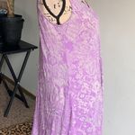 Chalet Floral Asymmetrical Hem Sleeveless Lavender Dress Size XS Photo 4