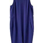 Rachel Roy Rachel  Dark Periwinkle Blue Cropped Harem Style Jumpsuit Photo 0