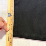 Quince Bella Stretch Patch pocket wide leg Black Cropped Jeans High Rise Utility Photo 5