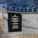 Denim & Co & Denim Brand Womens Jean Shorts Blue Cut Off Stonewash Mid Rise Distressed 32 Photo 4