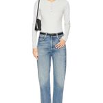 We Wore What Gray Long Sleeve Henley Bodysuits Size S Photo 4