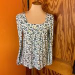 Lucky Brand Feminine Floral Peasant Top Photo 7